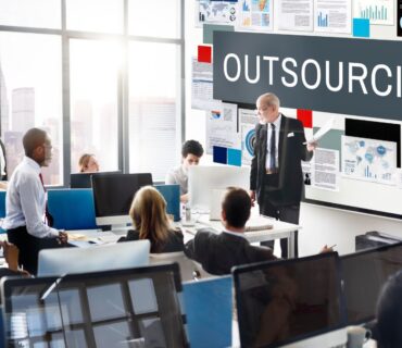 Business process outsourcing services team supporting US enterprises