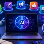 AI tools dashboard for digital marketing company SEO and campaign automation