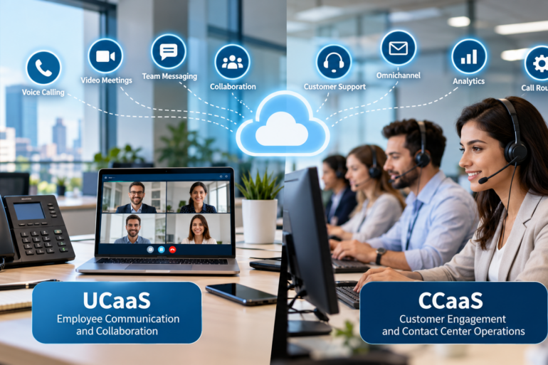 Difference Between UCaaS and CCaaS